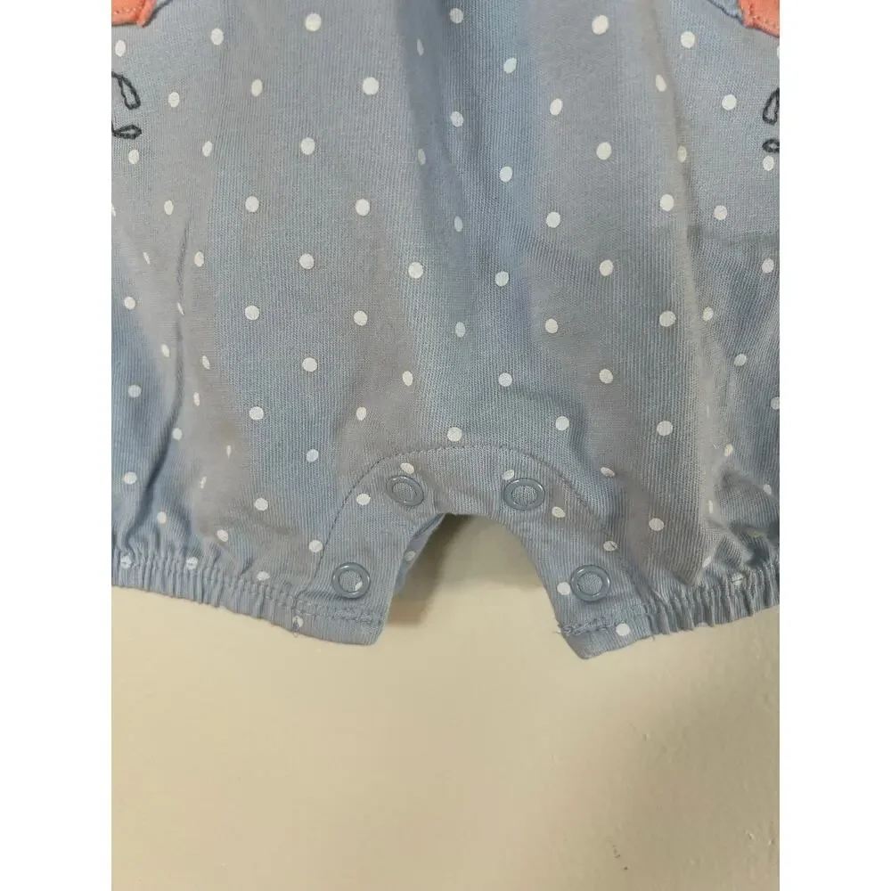 SIMPLE JOYS BY CARTER’S Girl’s Polka Dot Flamingo Romper / Size: 18 Months